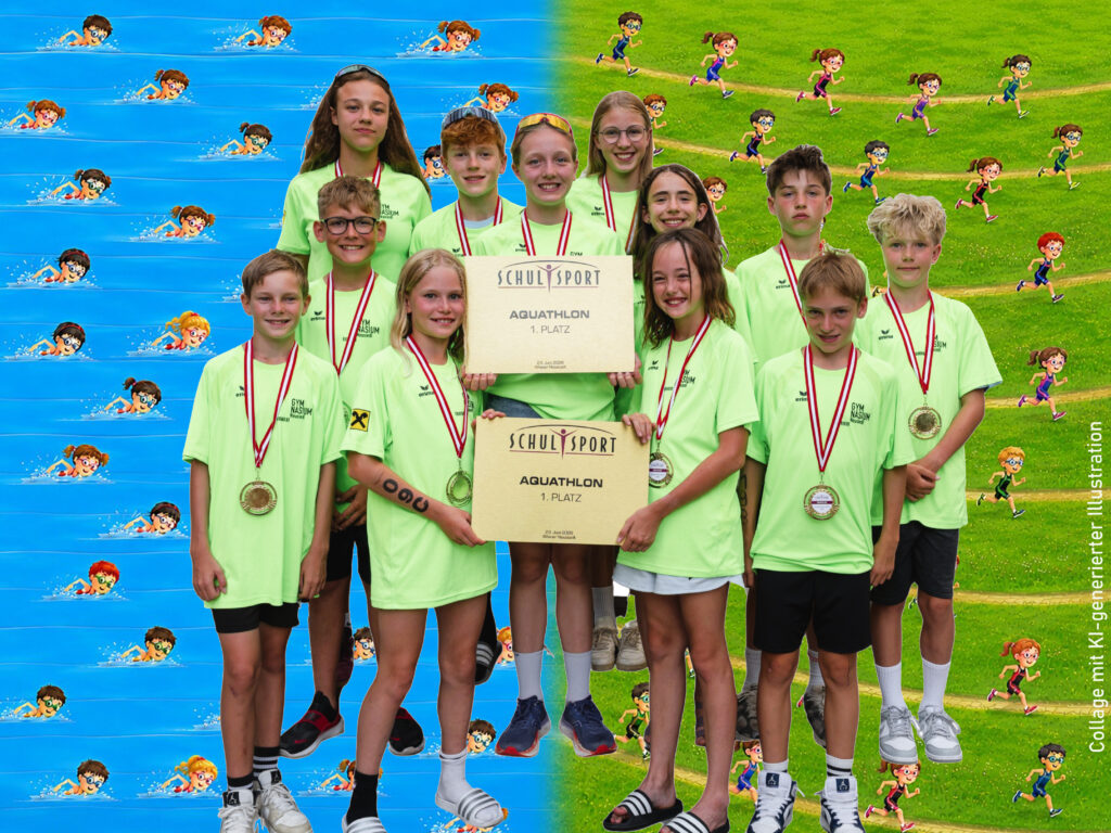 Aquathlon: Beide Bundestitel bleiben in Neusiedl